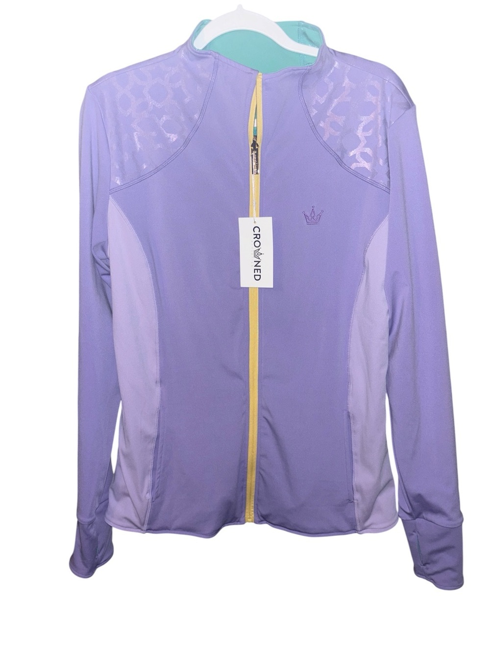 Crowned Athletic Lilac Arabian Nights Full-Zip Jacket NWT XL - Picture 8 of 16
